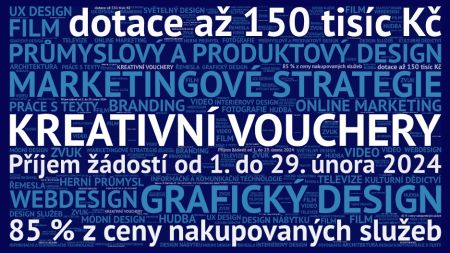 Kreativní vouchery: dotace až 150 tis. Kč