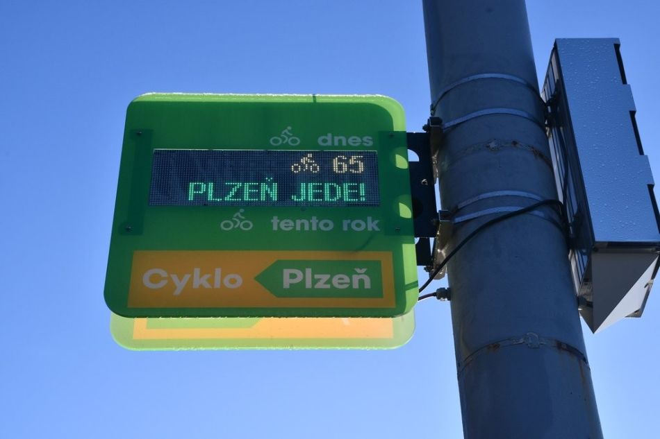 Sčítač cyklistů_foto Radka Žáková